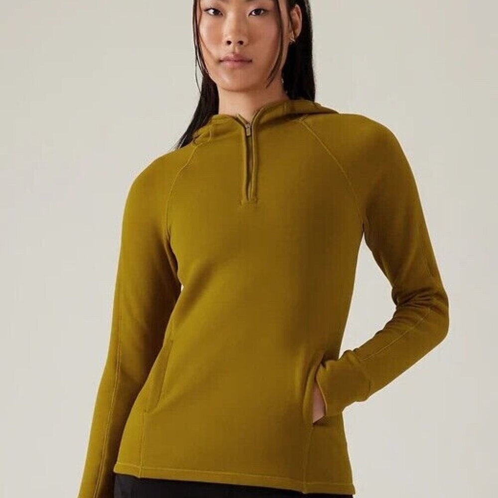 Athleta Altitude Polartec Hoodie Sweatshirt Small